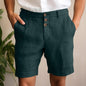 Comfortable And Breathable Cotton-blend Shorts For Leisure And Vacation