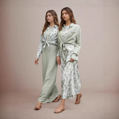 Chemise Courte à Nouer Aura - Style Urbain Décontracté