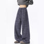 Retro Striped Straight-leg Wide-leg Pants Loose Casual Pants