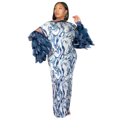 Robe "Aura Pleats" - Design Plissés Artistique