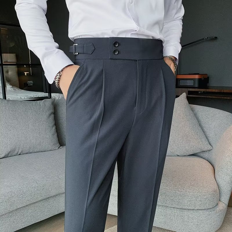 Naples Men's Trousers Korean-style Slim Fit