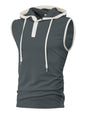 Men's Sleeveless Hooded Sports Vest