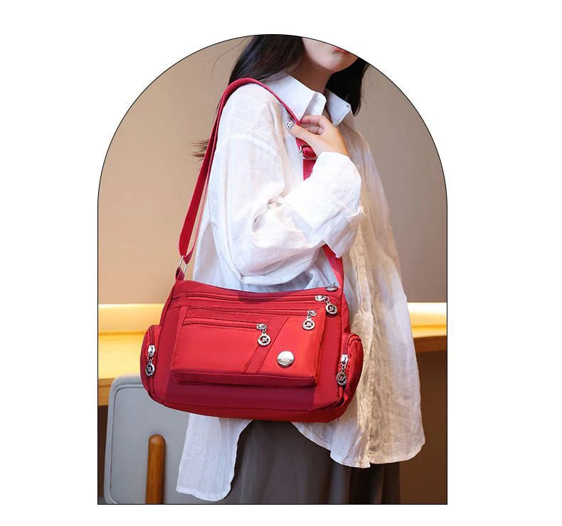 Sac à Bandoulière Polyvalent en Nylon – Confort &amp; Résistance