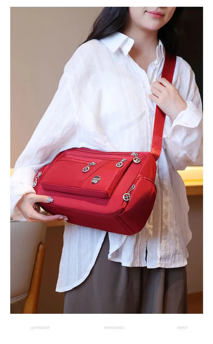 Sac à Bandoulière Polyvalent en Nylon – Confort &amp; Résistance