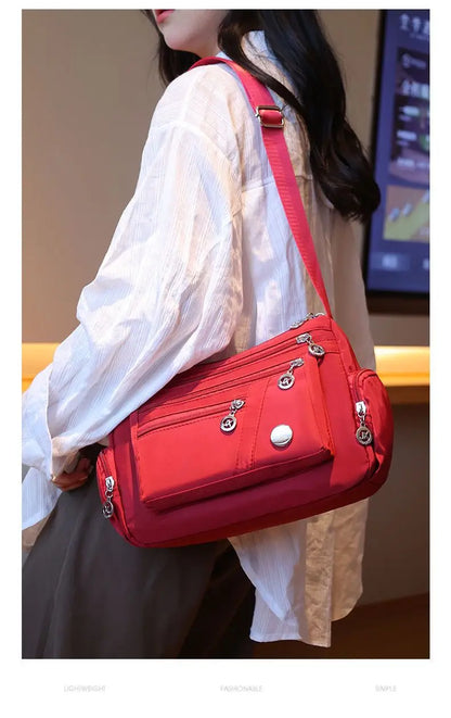 Sac à Bandoulière Polyvalent en Nylon – Confort &amp; Résistance