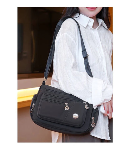 Sac à Bandoulière Polyvalent en Nylon – Confort &amp; Résistance