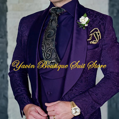 Costume de Mariage Double Boutonnage - Collection Printemps/Automne