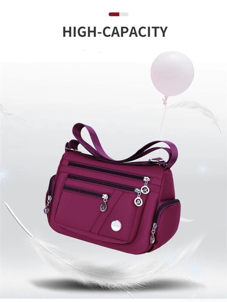Sac à Bandoulière Polyvalent en Nylon – Confort &amp; Résistance