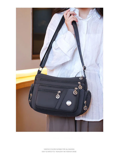 Sac à Bandoulière Polyvalent en Nylon – Confort &amp; Résistance