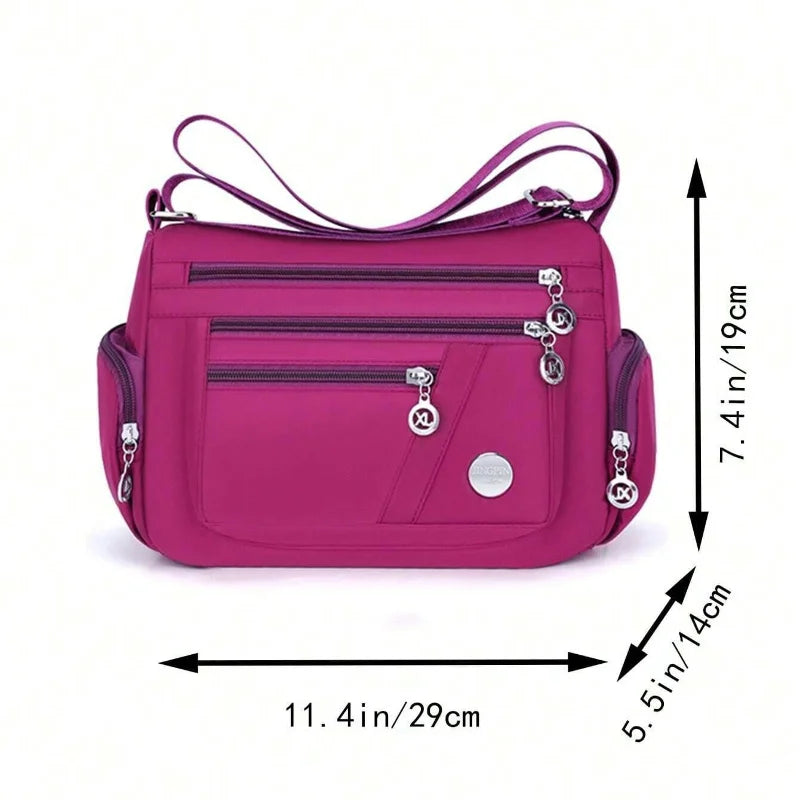 Sac à Bandoulière Polyvalent en Nylon – Confort &amp; Résistance
