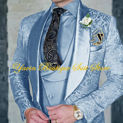 Costume de Mariage Double Boutonnage - Collection Printemps/Automne