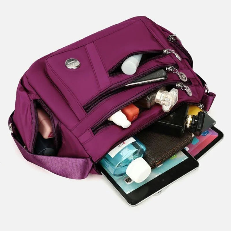 Sac à Bandoulière Polyvalent en Nylon – Confort &amp; Résistance