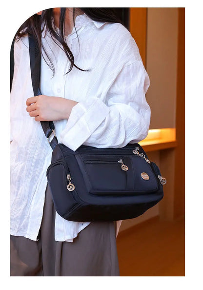 Sac à Bandoulière Polyvalent en Nylon – Confort &amp; Résistance