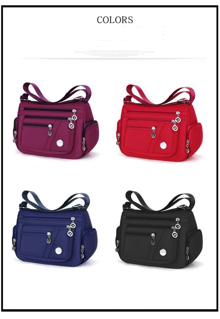 Sac à Bandoulière Polyvalent en Nylon – Confort &amp; Résistance