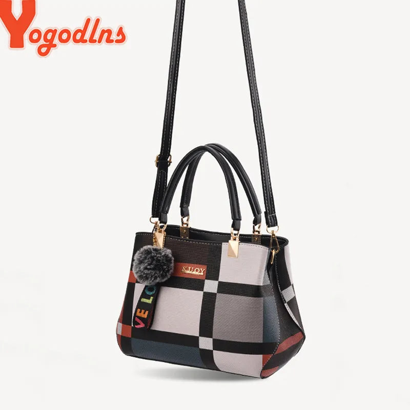 Sac Satchel Yogodlns – Élégance &amp; Détails en Fourrure