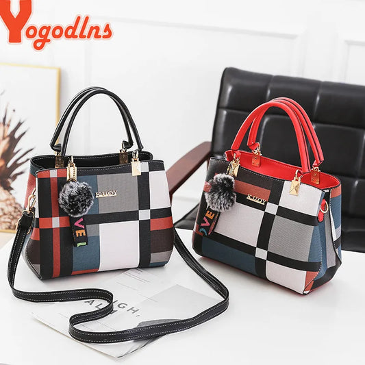 Sac Satchel Yogodlns – Élégance &amp; Détails en Fourrure