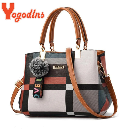Sac Satchel Yogodlns – Élégance &amp; Détails en Fourrure
