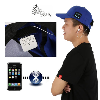 Fashion Bluetooth 5.0 Headphones Headset Baseball Cap Wireless Summer Hats With Stereo Earphone Mic Outdoor Hands-free Earbuds