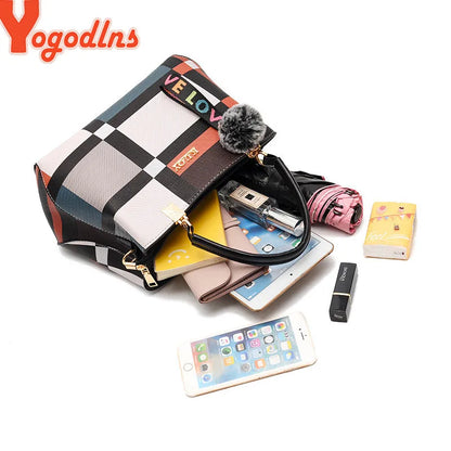 Sac Satchel Yogodlns – Élégance &amp; Détails en Fourrure