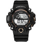 Fashion Men's Watch Sports Electronic Wristwatch Large dial Multifunctional Waterproof Luminous Alarm Kids Male's Military Watch