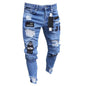 Jean Coupe Pencil en Denim Premium – Style Casual, Taille Basse &amp; Délavage Clair