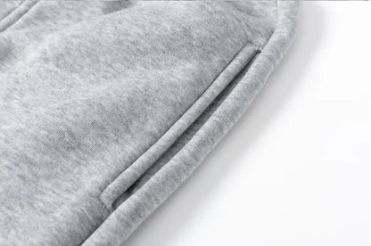 Ensemble Sport Co-ords Hoodie &amp; Pantalon – Style Preppy, Confort Élastique &amp; Toutes Saisons