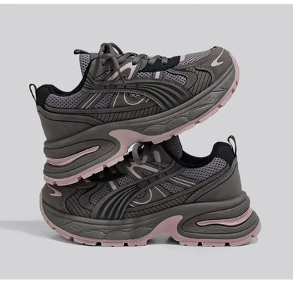 Sneakers Sport-Chic YBQJOO 2026 – Confort Mesh, Semelle Épaisse &amp; Style Colorblock