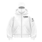 Yamaha Logo Men's Zip Hoodie Winter Warm Casual Sweatshirt with Hooded Face Mask Zipper Design Sports Jacket Outdoor Activities