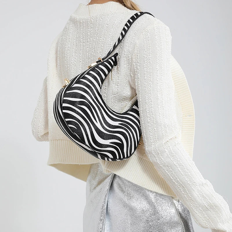 Yogodlns Hobo Bag - Trendy Animal Print