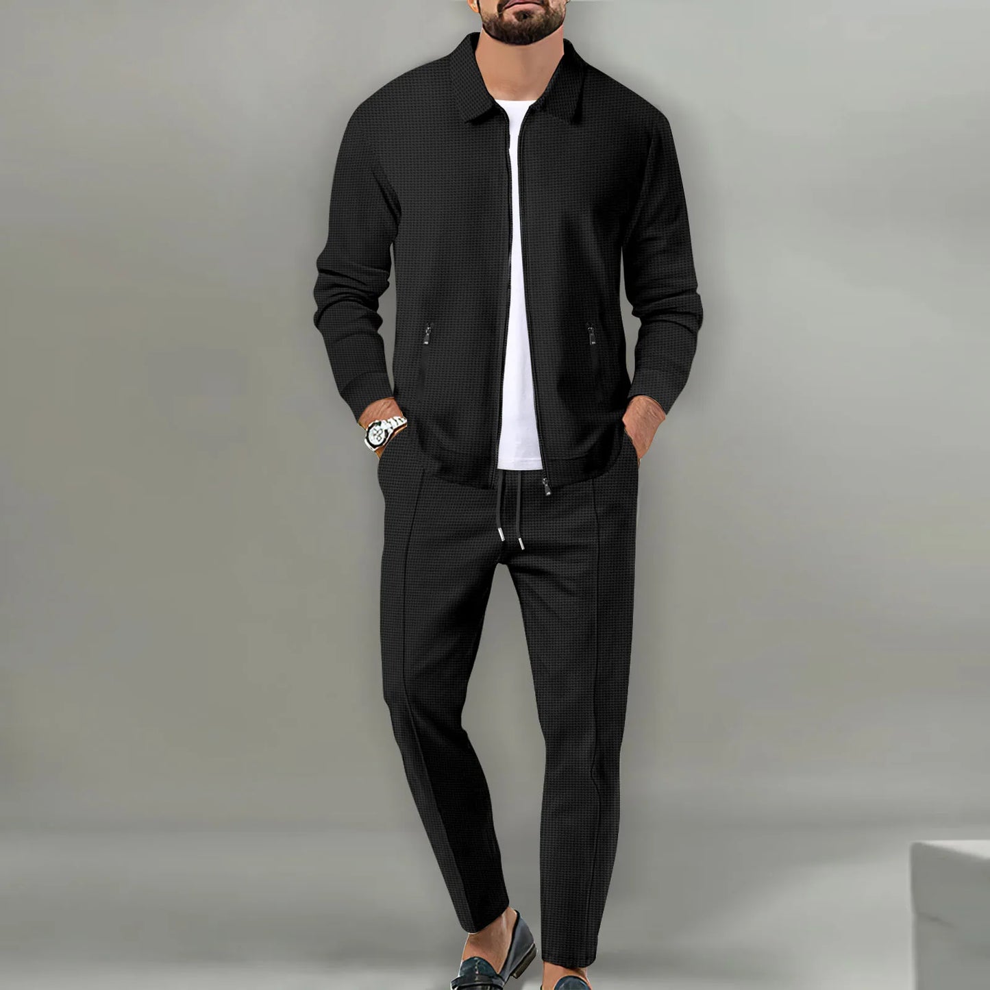 Ensemble Sportif – Style Urbain &amp; Confort Quotidien (Printemps-Automne)
