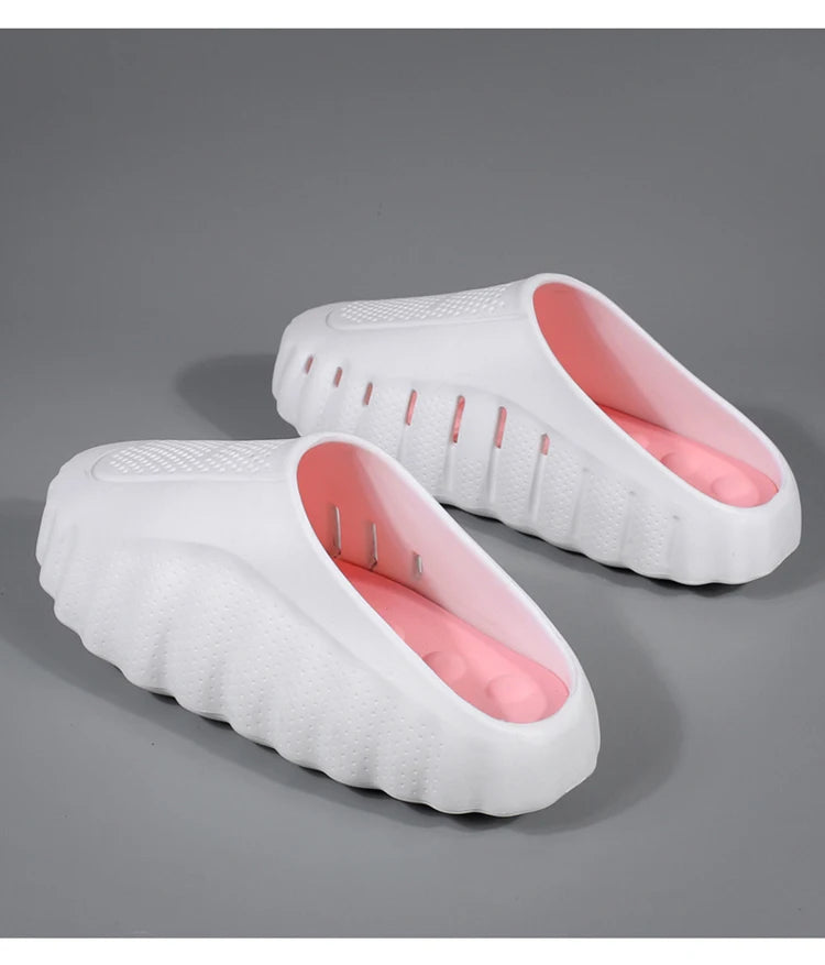 Men's Slippers Non-Slip Slides Fashion Massage Slippers Comfortable Women Slides Summer Sandals Outdoor Indoor Shoes Big Size