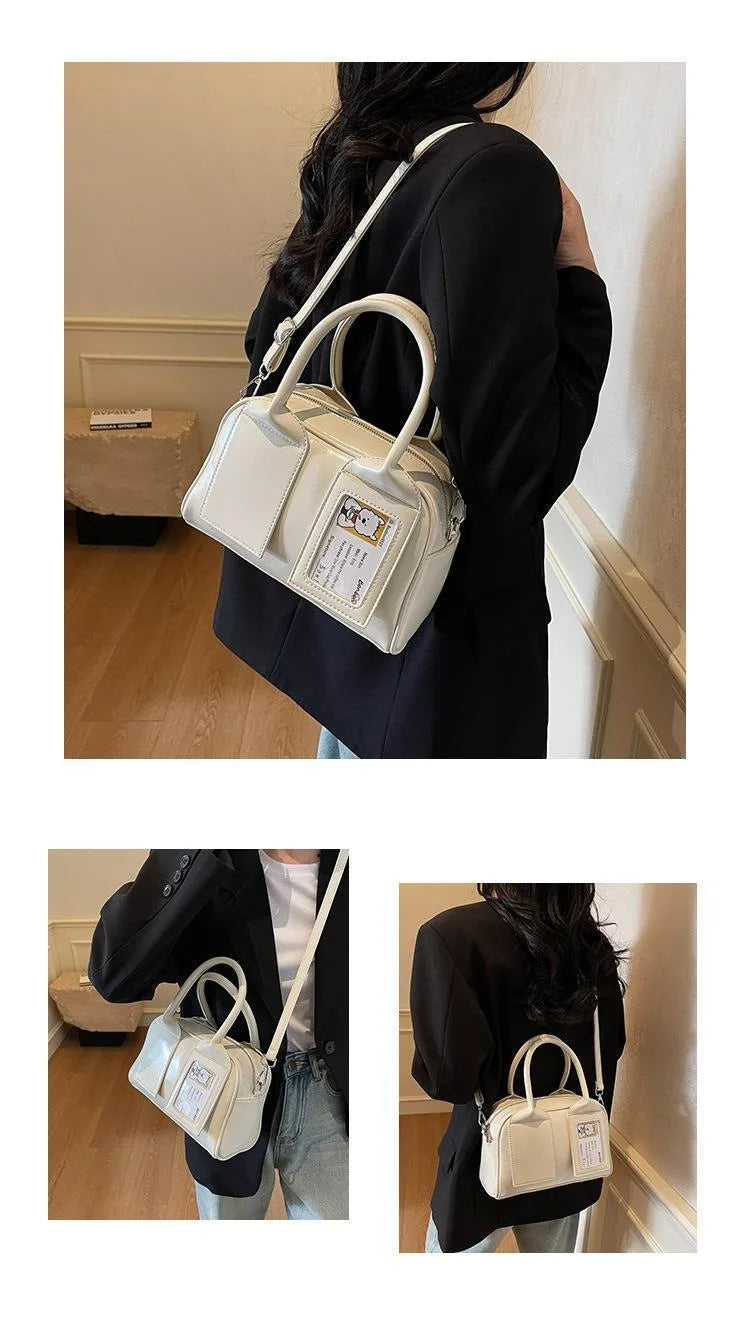New Y2K Harajuku Shoulder Bag Women Korean Transparent Ita Bag Crossbody Bag Female Japanese Designer Trend Handbag Purse
