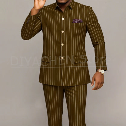 Costume Homme Slim Fit LAIDITYA – Simple Boutonnage, Style Smart Casual &amp; Sur-Mesure Artisanal