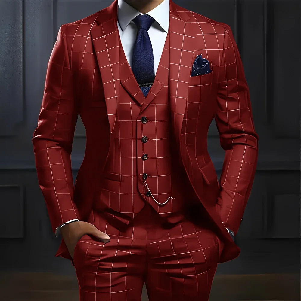 Costume de Mariage – Collection Élégance Fnoexw (Coupe Droite)