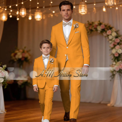 Costume de Mariage &amp; Banquet – Coupe Droite, Élégance Printemps-Automne (Origine France)