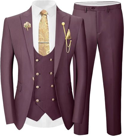Costume de Mariage "Smart Casual" WSMDA – Simple Boutonnage, Coton &amp; Polyester Premium