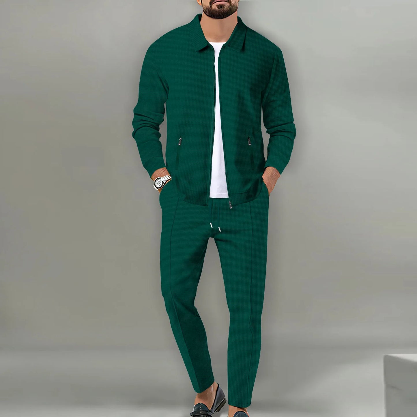 Ensemble Sportif – Style Urbain &amp; Confort Quotidien (Printemps-Automne)