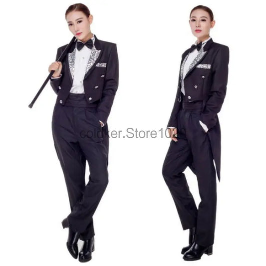 Costume Queue-de-Pie Homme "Classic Tuxedo" – Style Gothique &amp; Formel