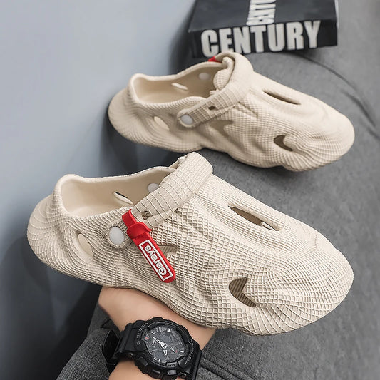 Baotou Slippers for Men and Women 2025 New Summer Outdoor Wear Non-Slip Anti-Odor Sports Beach Dual-Use Sandals and Slippers