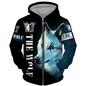 Animal Wolf 3D Print Hoodies Men Women Casual Fashion Streetwear Oversized Sweatshirts Zipper Hoodie Male Tracksuit Man Clothing