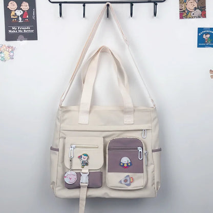 New Canvas Women Handbags Messenger Bag Youth Ladies Fashion Shoulder Tote Bag Versatile Female Crossbody Bags Pouch Pack Bolsas