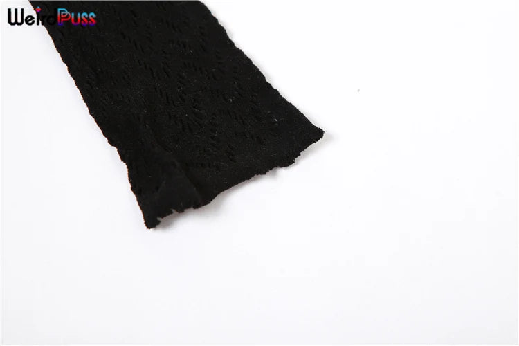 Combinaisons transparentes à manches longues pour femmes, ajourées, style sexy pour soirées, clubs ou danse, tenues galbantes style "coquette".