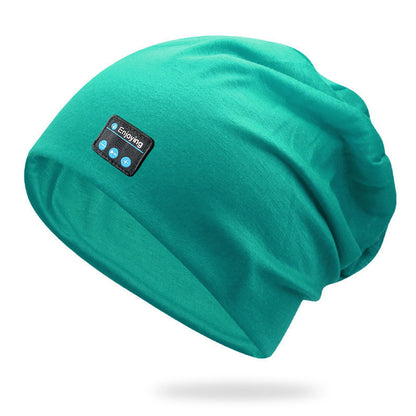 Wireless Stereo Bluetooth Headphone Summer Beanie Sleep Soft Cotton Cap Lightweight Running Earphone Headset Sports Music Hat