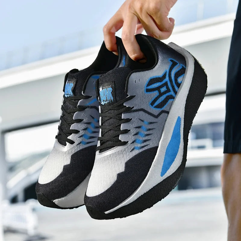 Marathon Men Running Shoes Carbon Board Sports Breathable Comfortable Athletic Air Cushion Women's Lightweight Nonskid Sneakers