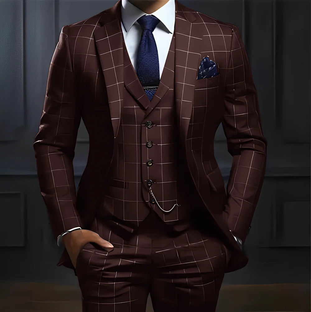 Costume de Mariage – Collection Élégance Fnoexw (Coupe Droite)