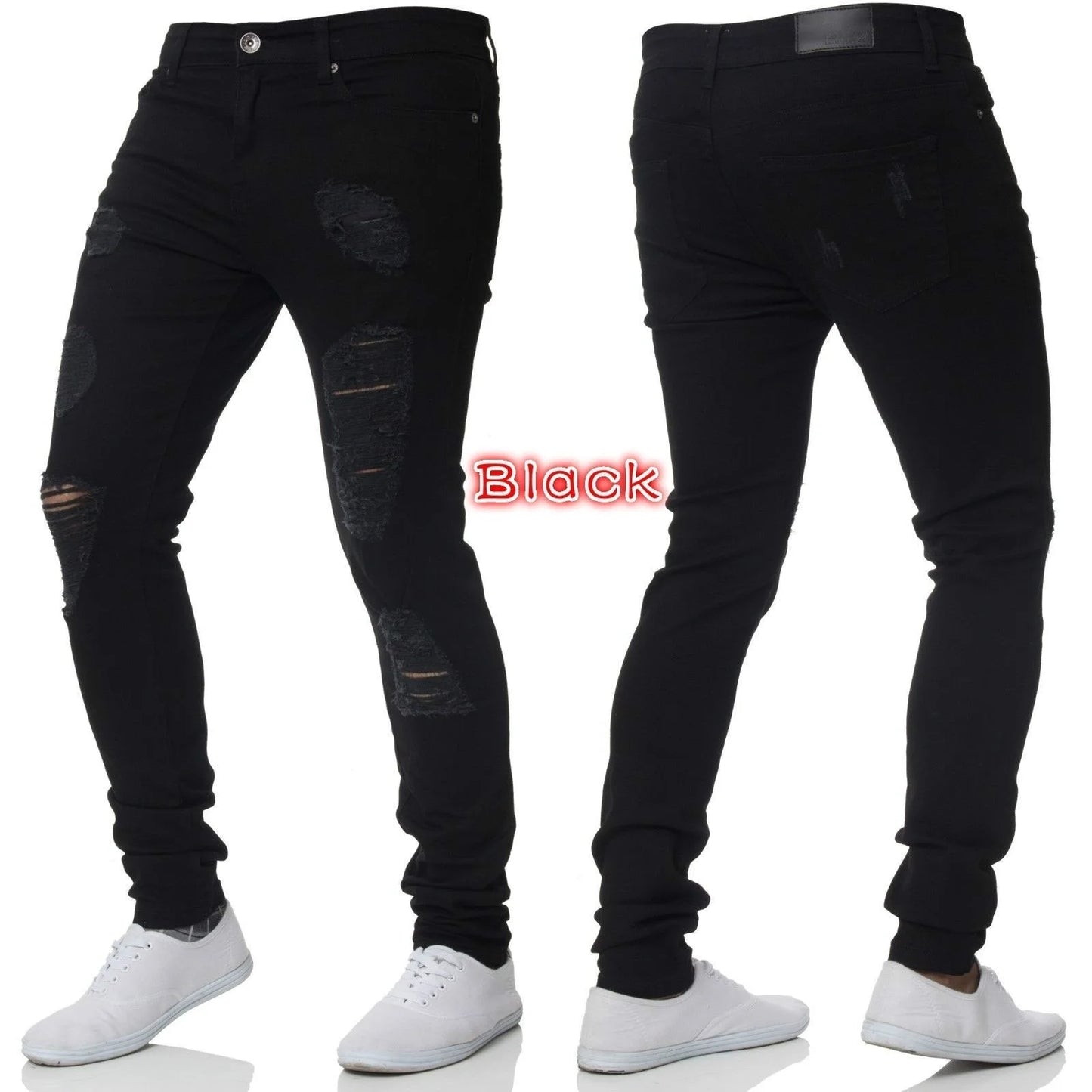 Jean Coupe Pencil en Denim Premium – Style Casual, Taille Basse &amp; Délavage Clair
