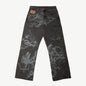 Jean Baggy Y2K "Angel Cupids Arrow" – Style Rétro Américain, Coupe Droite &amp; Denim Stonewashed