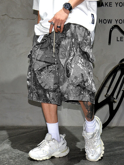 Short Décontracté pour Homme – Style Numérique &amp; Confort Estival