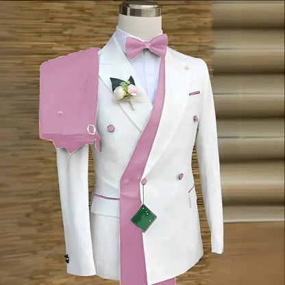 Costume de Mariage Ample Fnoexw – Style Formel, Confort Coton &amp; Braguette à Boutons