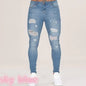 Jean Coupe Pencil en Denim Premium – Style Casual, Taille Basse &amp; Fini Adouci